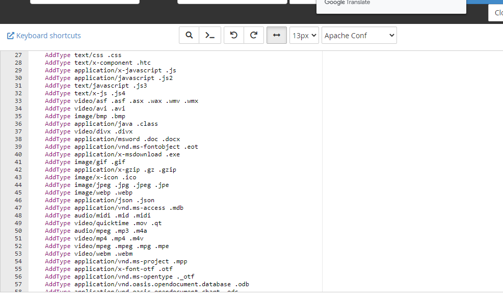 Cómo acceder al archivo .Htaccess oculto en cPanel 8 Cómo acceder al archivo .Htaccess oculto en cPanel 8