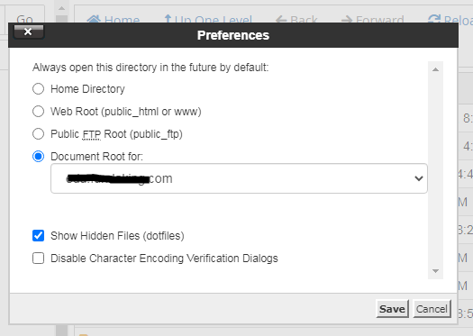 Cómo acceder al archivo .Htaccess oculto en cPanel 4 Cómo acceder al archivo .Htaccess oculto en cPanel 4